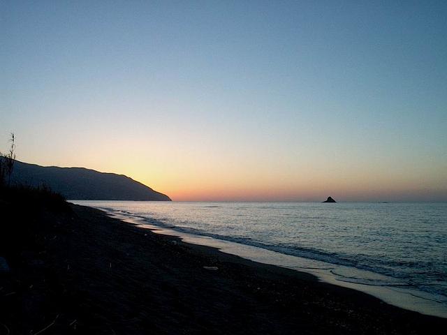 Tramonto 1.JPG - Il mare da casa mia